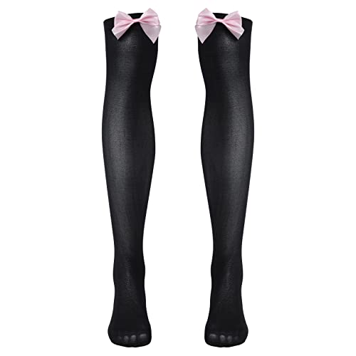 ABAFIP Men's Sissy Skirted Thong Panties Bowknot Low Rise G-string Bikini Briefs Underwear with 4 Gaters Belt3