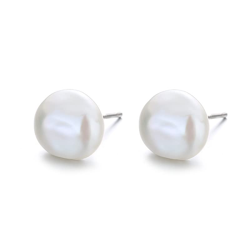 Perles baroques naturelles et boucles d'oreilles en argent 925 haut de gamme