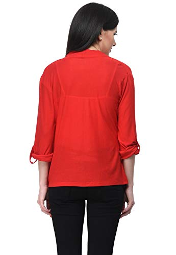 Image of Frenchtrendz Womens's Viscose Crepe Shrug(Size: XS-4XL)