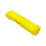 Caprilite, eine Rolle mit 20 m Polyester, steifes Rosshaargeflecht, Netzbänder für Saumverstärkung, Nähen, Hutmode, Crinoline, CRIN Fascinator-Herstellung von Garnituren, 5 cm breit (gelb)