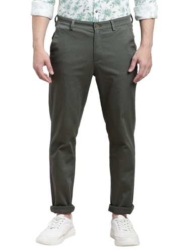 Pantalon de loisirs coton stretch coupe ultra ajustee mode casual homme Turtle