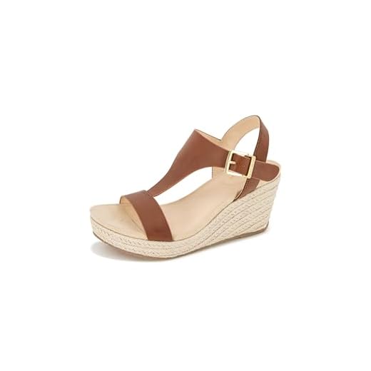 T-Strap Wedge Sandal