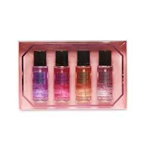 Victoria’s Secret Fragrance Mist Collection 4 Piece Mini Mist Gift Set: Love Spell, Pure Seduction, Bare Vanilla, & Velvet Petals