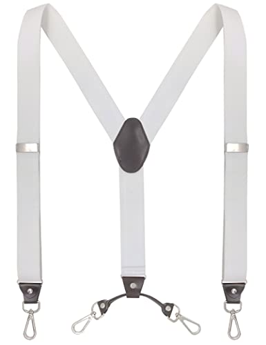 Image of Men's Suspenders with Swivel Hooks and Adjustable Braces, Suitable for Heavy Duty, Big and Tall
