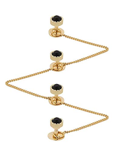 tripin Brass Kurta Buttons with Diamond Crystal and Chain TSSPKURTA1970-picture-38