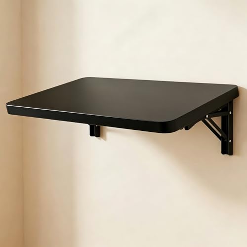 Table murale rabattable cuisine en bois compacte pour studio et petit espace - 2