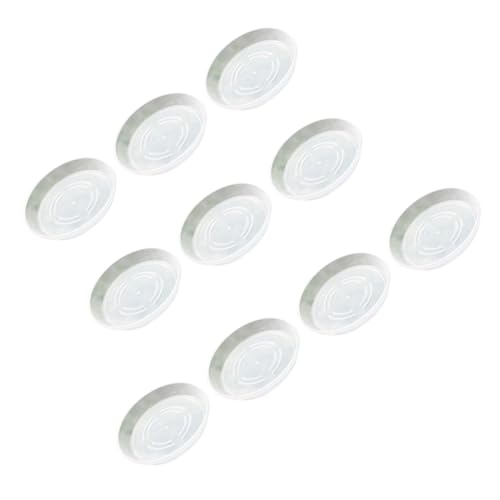 FUTUREORYY 10piezas Bandejas para Macetas De Plástico Transparentes Platillos para Macetas Suculentas para Jardín y Balcón