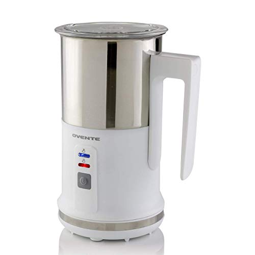 OVENTE 3 in 1 Electric Milk Frother Stainless Steel Carafe