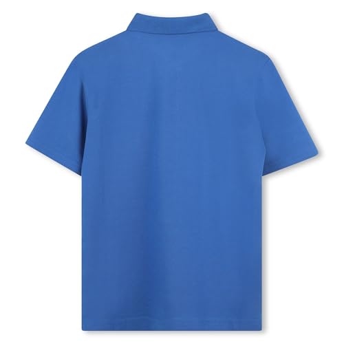Image of Timberland Boys School Uniform Short Sleeve Pique Cotton Knit Polo Shirt, Kids Button Closure Premium Breathable Polo