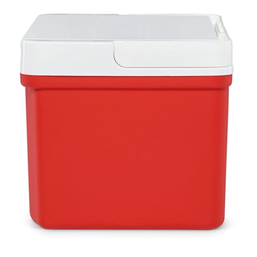 Igloos Laguna Small 9 QT Ice Chest Cooler, Fuchsia Burst, Hard Shell Portable Cooler Box, with Tray Lid and Cup Holders, Cool Riser Technology, Easy Clean, Travel, Beach, Camping (Red) by Generic - Image 6