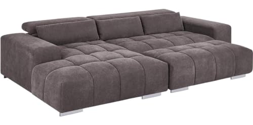 Image of Royale Hand Tufted Seven (3+2+2) Seater Elegant Wooden Base Sofa in Wide Extravagant Fabric, Gives Luxurious Look for Home /Living Room /Office /Guest Room /Hotels