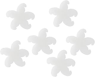 Toyvian 1 Juego Esponja Absorbente De Aceite para Piscinas De Algodón Filtrante para Cosméticos Color Blanco 10 Piezas