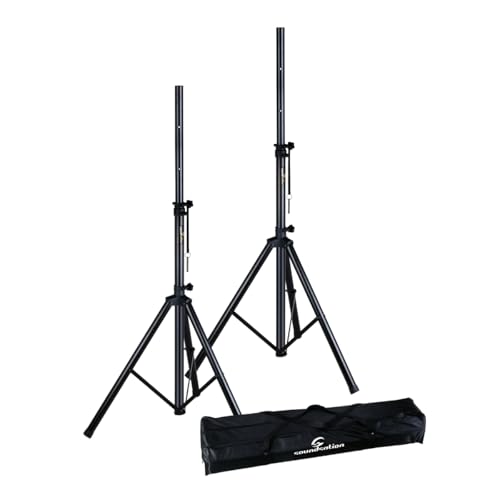 1 SOUNDSATION SET COPPIA SUPPORTI DIFFUSORI CON BORSA SPST-SET80-BK