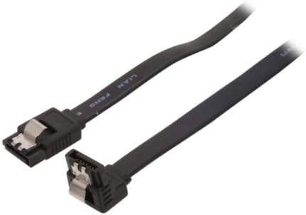 Rosewill SATA Cable 90 Degree Right Angle SATA III 6.0 Gbps, SATA Cable 18 Inches, SATA 3 Cable - 18 Inches, Black