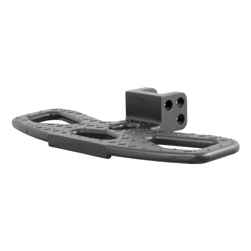 CURT 45909 Folding Hitch Step for Channel-Mount Adjustable Trailer Hitch
