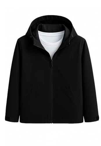 Veste d'extérieur unisexe ZSUN avec capuche bicolore ZSL37