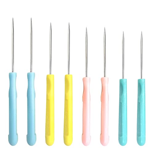 8PCS Sugar Stir Needle Scriber Needle,Cookie Scribe Needles,Cake Decorating Needle Tool Cookie Decoration Supplies,Biscuit Cookie Icing Pin Cake Decorating Needle Tool