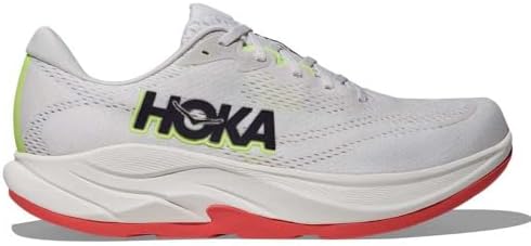 HOKA Rincon 4 Zapatillas de Running Hombre, Blanco/Negro/Rojo - 1...