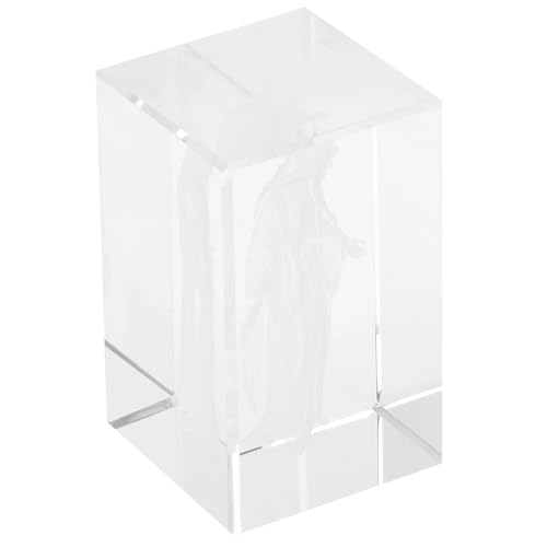 TIDTALEO Figura de María Virgen en Cristal...