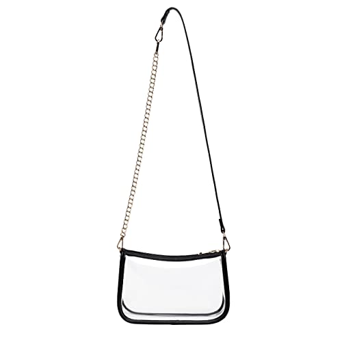 Image of Clear Purse Stadium Approved Bag Transparent Beach Handbag