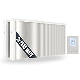 eVARMO 2x Areo smart 2600 Watt elektrische Heizung mit Schamottekern zur Wandmontage/Elektroheizkörper (Elektroofen)