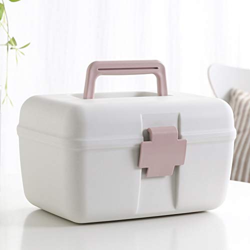 Image of First Aid Kit 2-Layer Box Portable Emergency Box for Home Office