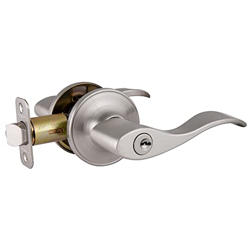 Design House 700500 Springdale Keyed Entry Door Lever Satin Nickel #TOP12