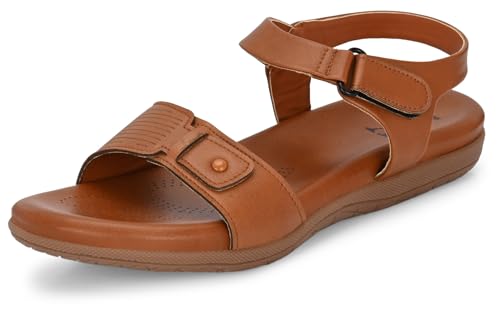 Image of Karaddi Women's Fashion Sandals | Women's Flat Heels | Stylish Ankel Strap Sandal for Ladies