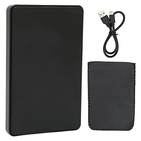 banapoy Portable External Hard Drive, USB 2.0 1TB 2TB 4TB High Speed External Hard Drive HDD, 2.5in Storage Hard Disk Data Transfer for PC Computer Laptop (80GB) Cover