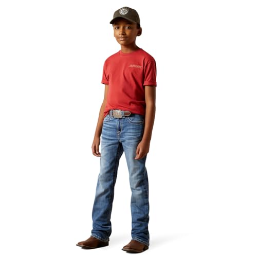 ARIAT Boys' B4 Relaxed August Boot Cut Jean3