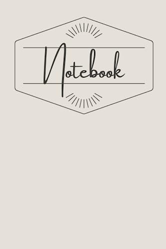  Notebook: Retro style simple blank lined notebook