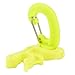 Keenso Scuba Diving Clip, Scuba Diving Double BCD Hose Holder Clip Regulator Retainer Buckle Hook for Dive Snorkeling(Yellow)
