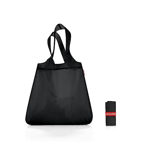 reisenthel mini maxi shopper - faltbarer kompakter Rucksack -wasserabweisend, Couleur:schwarz