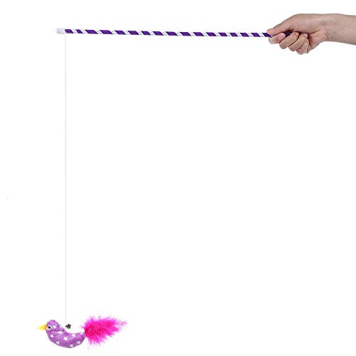 Junlucki Brinquedo caçador de gatos, brinquedo suave para gatinhos, brinquedo interativo durável, ca