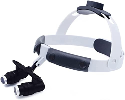 KHYTEBV Lupa Dental de Gran Aumento, Lupa Binocular, Lupa quirúrgica médica, Gafas ópticas, Diadema, otorrinolaringología, oftalmología