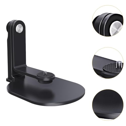 Soporte de proyector para mesa en aluminio negro con base giratoria 3