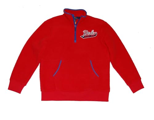 Polo Ralph Lauren Boys Sherpa Fleece Pullover Half Zip Jacket L (Large 14-16)