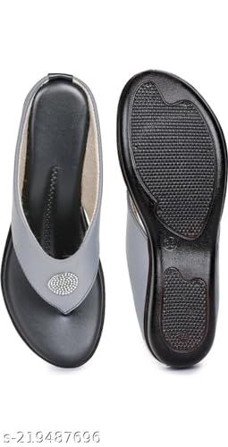 Image of KM Footwear Women's and Girls Fashion Flats and Stylish Sandals Cushioned Flats Wedges