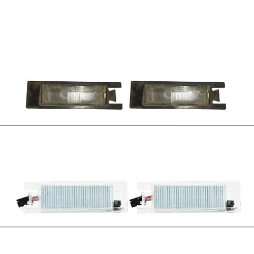 Luces de matrícula LED para Alfa Romeo Giulietta de 2010 a 2017 pack de 2 lámparas traseras coche 2