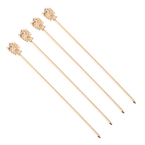 NOLITOY 4 񂴂 pwAob^ U^s Ő̃w bN wAs wAANZT[ hair stick w bN cq蔢  Golden