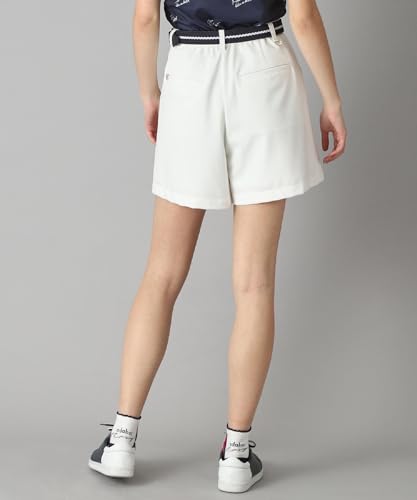 [アダバット] ショートパンツ 【新レーベル NAVY】 UVカット/接触冷感 ストレッチツイルキュロット 11962445 レディース ホワイト(001) 40(L) 6枚目