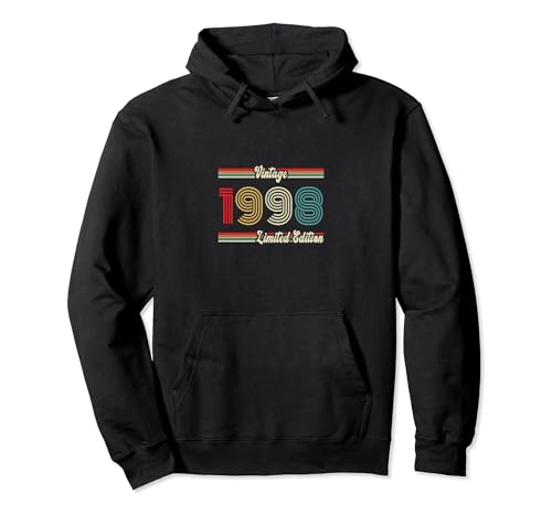 Vintage 1998 Limited Edition Classic Original Hombre Mujer Sudadera con Capucha