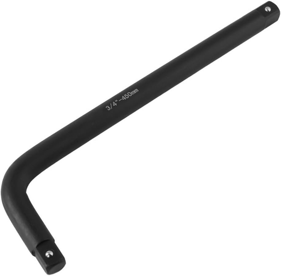 Clé en acier au chrome vanadium 3/4 avec rallonge noire de 360mm