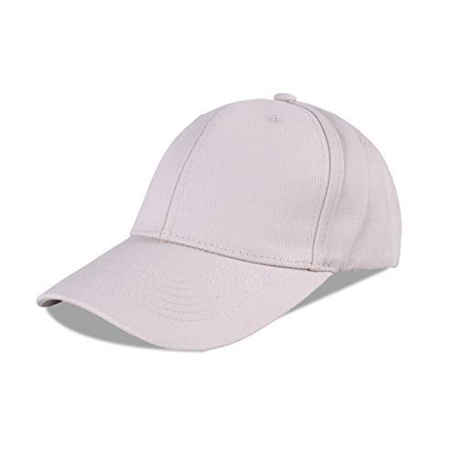 Image of LANGZHEN Unisex Baseball Cap 100% Cotton Fits Men Women Washed Denim Adjustable Dad Hat