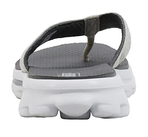Skechers Skechers Women's Go Walk Move Solstice Thong Sandal White/Grey 8