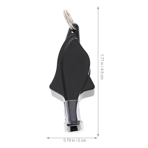 Silbatos para árbitro de acero inoxidable Wakauto 2 piezas miniatura 2