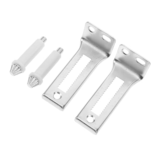 Kit de Herrajes para Puerta Bifold 2 Pares con Pivotes Superiores Resistentes para Operación Suave, para Puertas de Closet en Oficina o Hogar