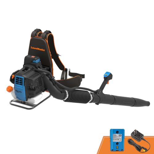 LawnMaster No-Pull Backpack Leaf Blower 31cc 2-Cycle Engine, NPTBL31AB