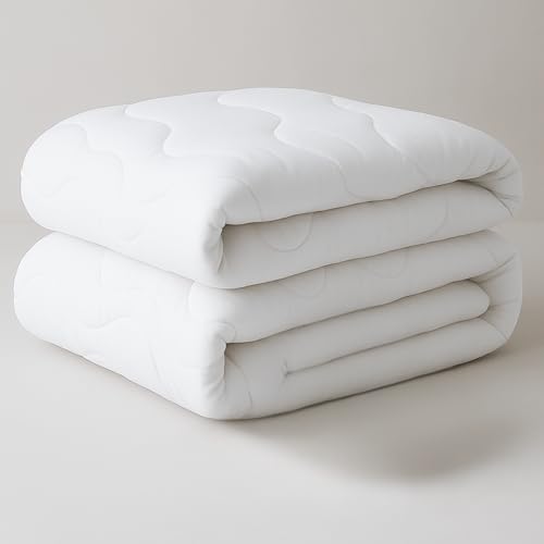 EVAN BROWNS® Bettdecke 155x220 cm - Sommerdecke 155x220 - dünne Decke atmungsaktiv und pflegeleicht - Steppdecke 155x220 ideal für heiße Sommer Nächte