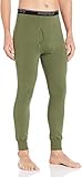 Duofold Men's Mid Weight Wicking Thermal Pant, Service Green, M